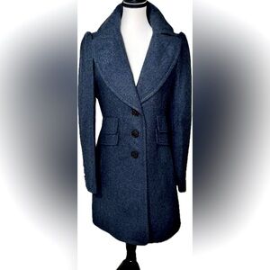 Jessica Simpson Wool Blend single breasted Coat (gray)